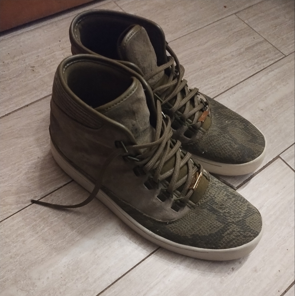 Nike Air Jordan Russell Westbrook Why Not Military Green Gold 768934-305 Mens 12